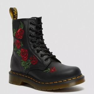 Dr. Martens Black Boots with Translucent Sole